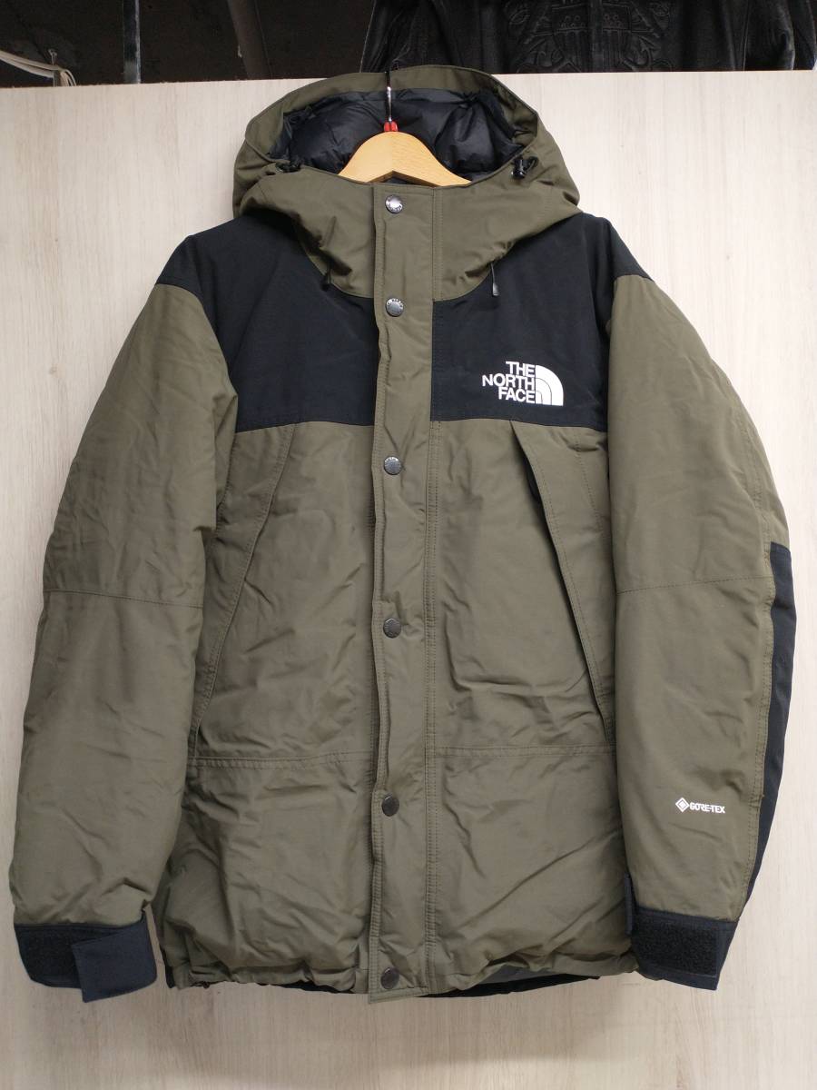 THE NORTH FACE MOUNTAIN DOWN JACKET ND91930 ダウン ダウン80% フェザー20% ナイロン グリーン系 M ザノースフェイス