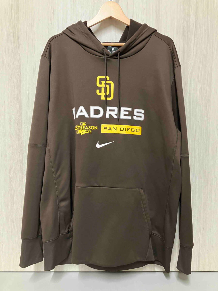 NIKE ／ナイキ／PADRES SAN DIEGO ／パドレスサンディエゴ／XL／ブラウン／パーカー_画像1