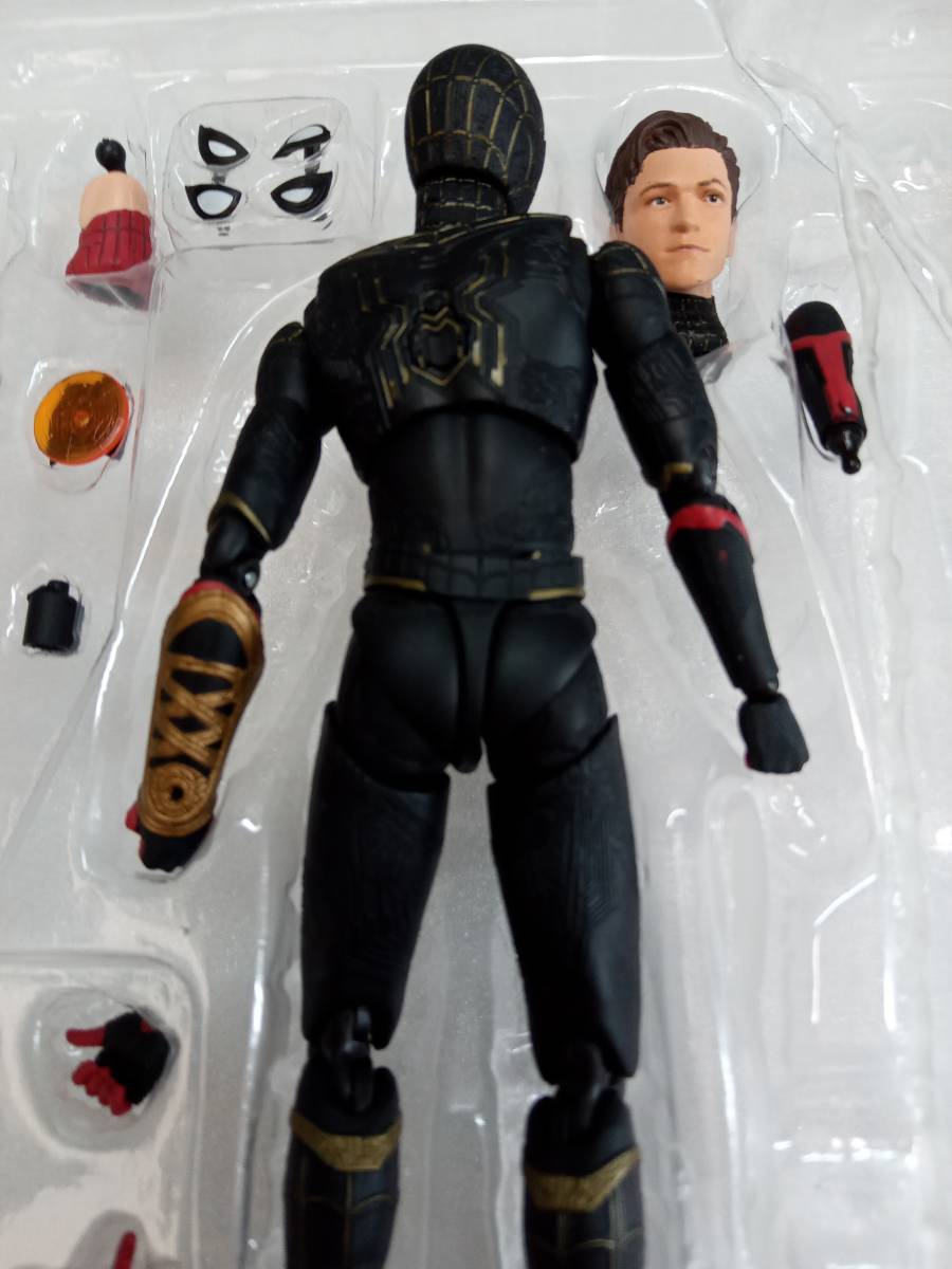  present condition goods operation verification settled ( with special favor )S.H.Figuarts Spider-Man [ black & Gold suit ] ( Spider-Man :no-* way * Home )