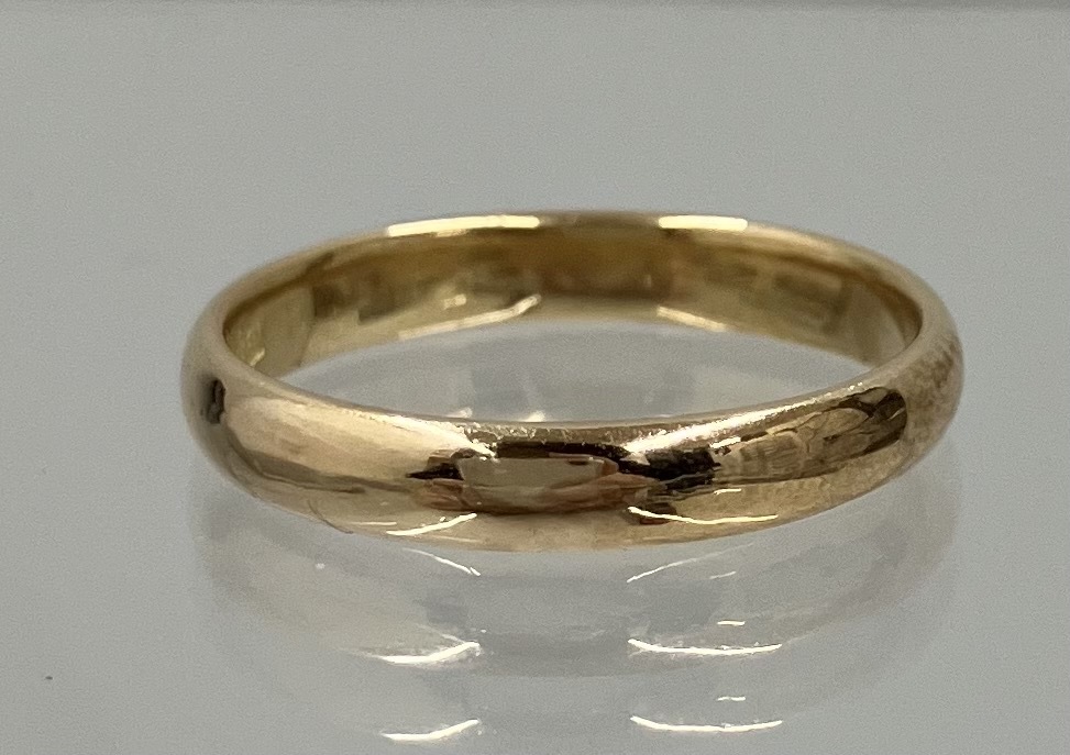 K18 14.5号 3.3g ゴールド シンプル 18金 リング 指輪　品物のみ