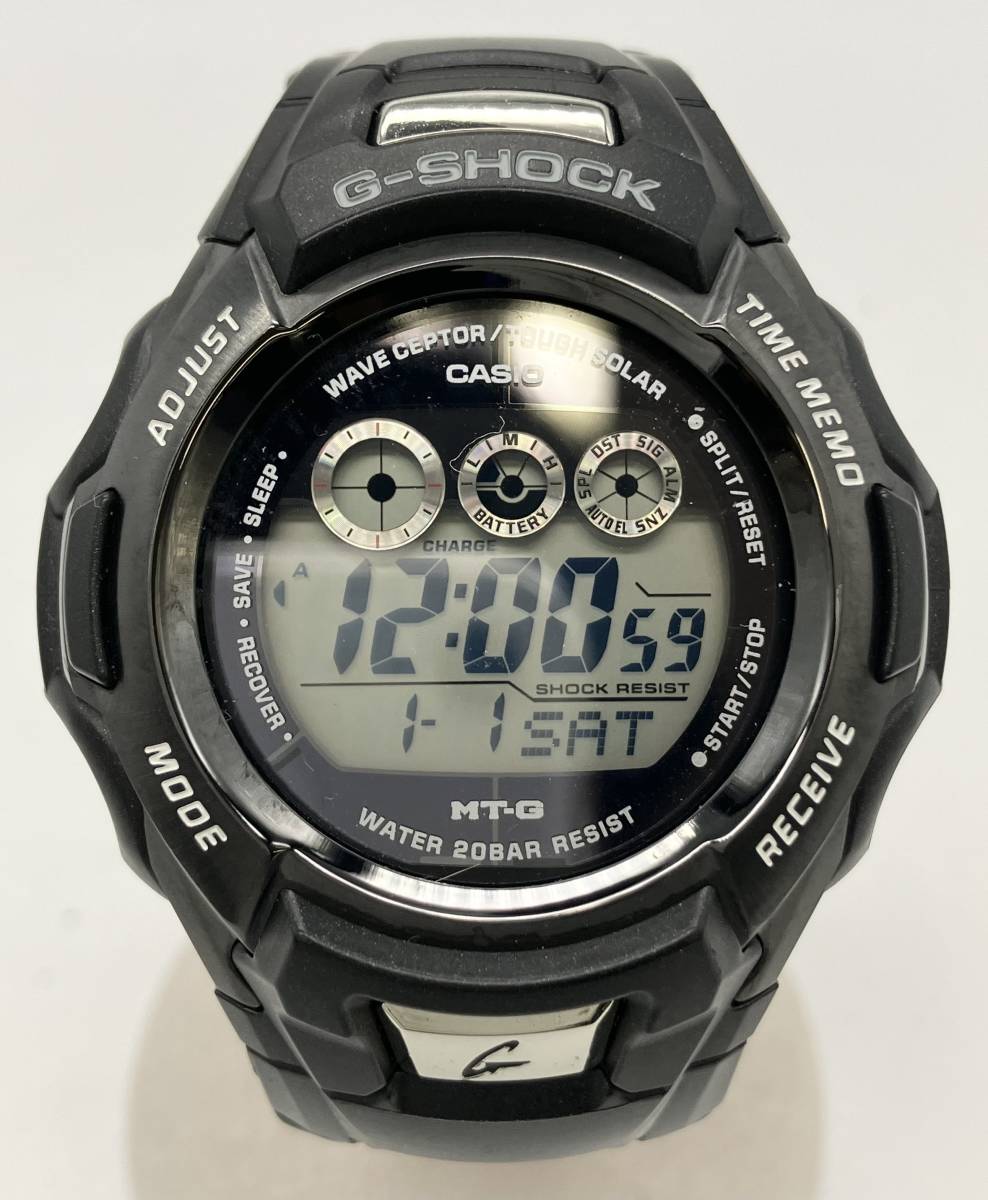 ジャンク CASIO カシオ G-SHOCK ジーショック MTG-920DJ デジタル メタルバンド ソーラー 腕時計