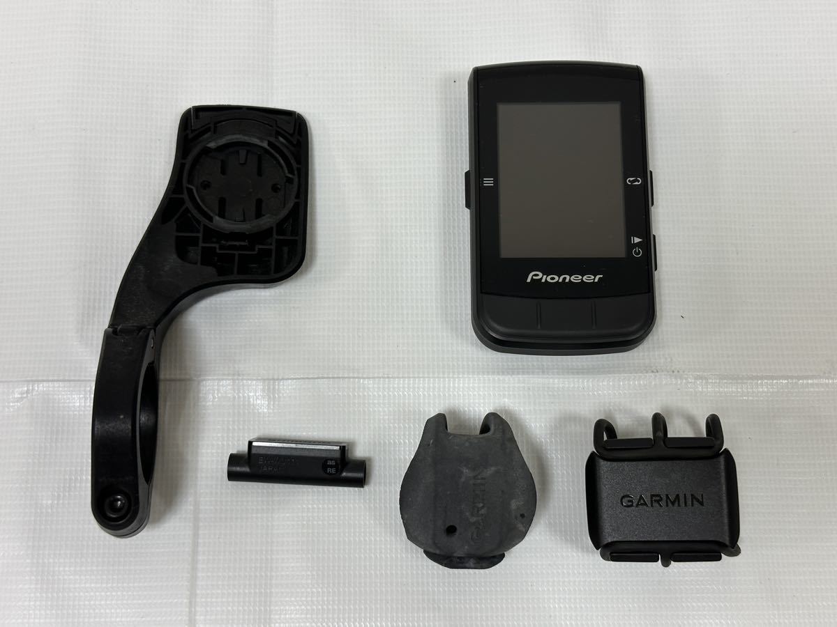 Pioneer SGX-CA600 GPS サイクルコンピュータ　GARMIN スピード ケイデンス センサーセット　SHIMANO EW-WU111 ワイヤレスユニット シマノ