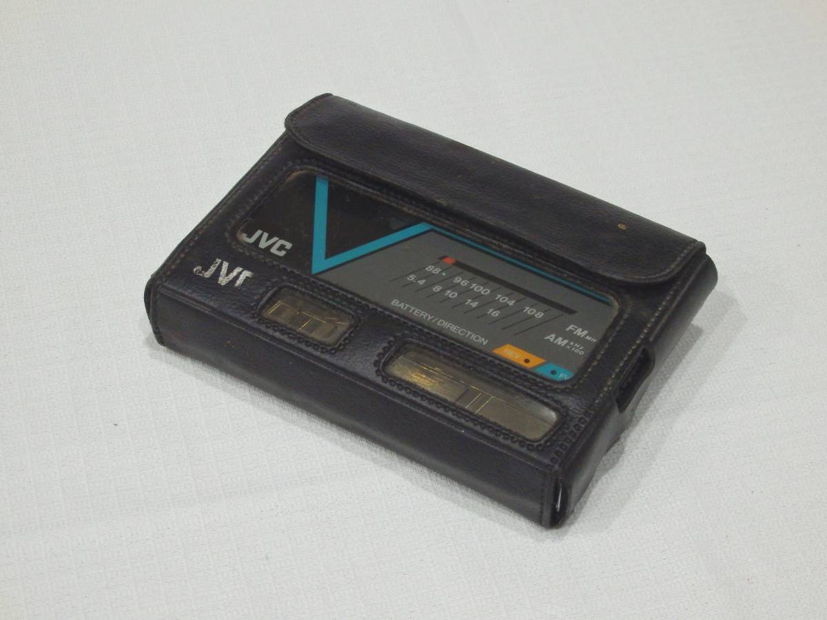 [希少品] JVC CX-F5K (Victor CX-F5輸出版)　カセットプレーヤー+専用ケース　◆現状品_画像9