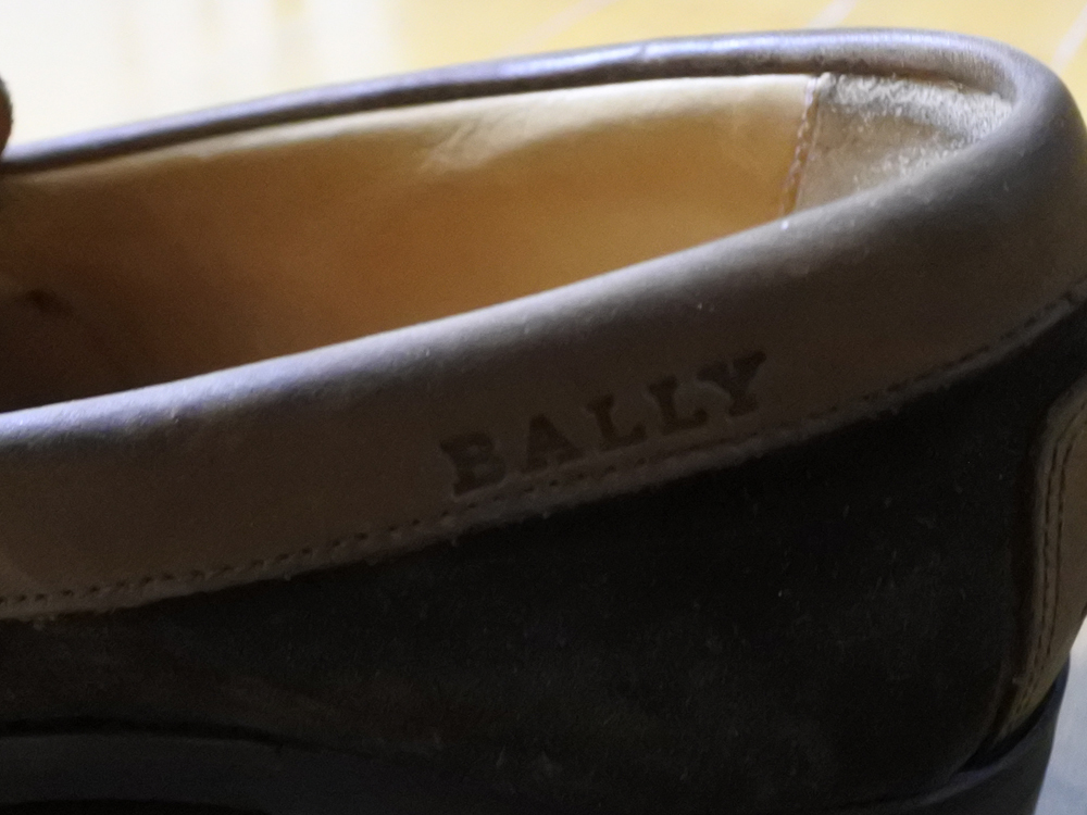 【定価111,100円】【極美品】BALLY バリー イントレチャートスエードローファー ダークブラウン ドライビングシューズ モカシン レザー_画像6