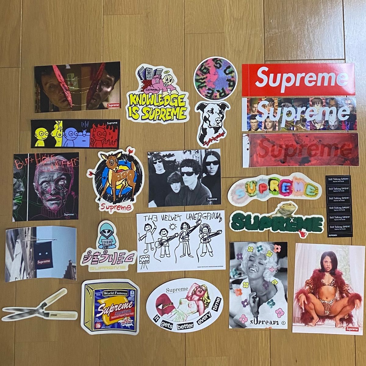 今週限定] Supreme box logo sticker ステッカー-