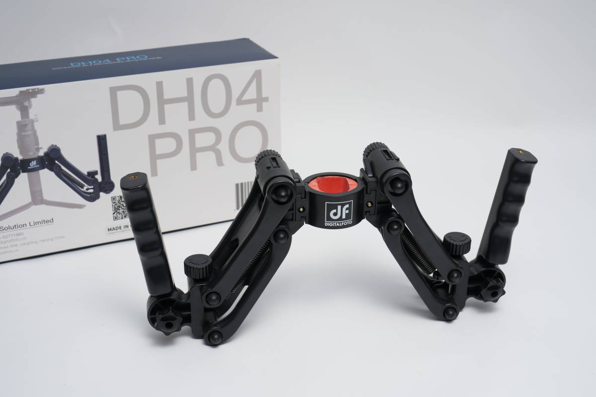 digitalfoto DH04 Pro 電動ジンバルの縦揺れ補正 デュアルハンド