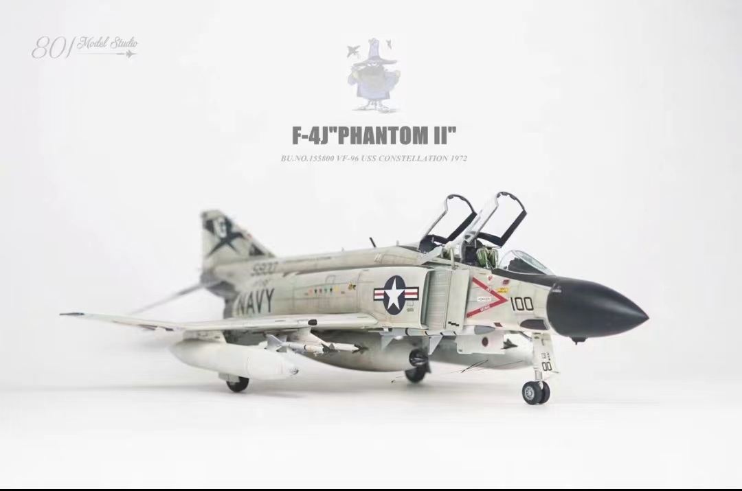 1/48 アメリカ海軍 F-4J ファントムⅡ塗装済完成品 プラモデル 1/48 アメリカ海軍 F-4J ファントムⅡ塗装済完成品 プラモデル