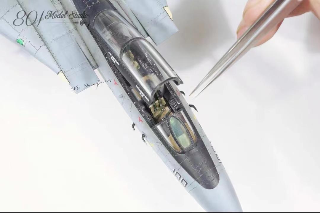 1/72 アメリカ空軍 F-14D 塗装済完成品_画像8