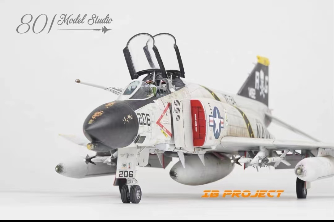 1/48 America Air Force F-4B painted final product 