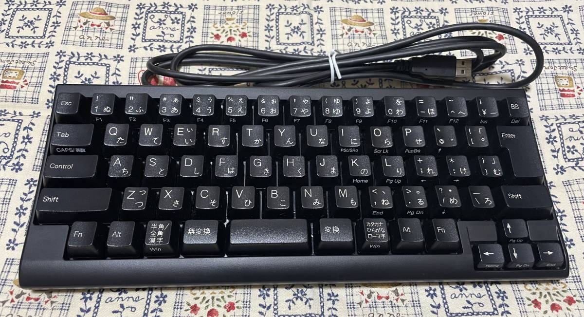 ★中古美品★PFU★HHKB Lite2★USBキーボード★黒★ブラック★ _画像1