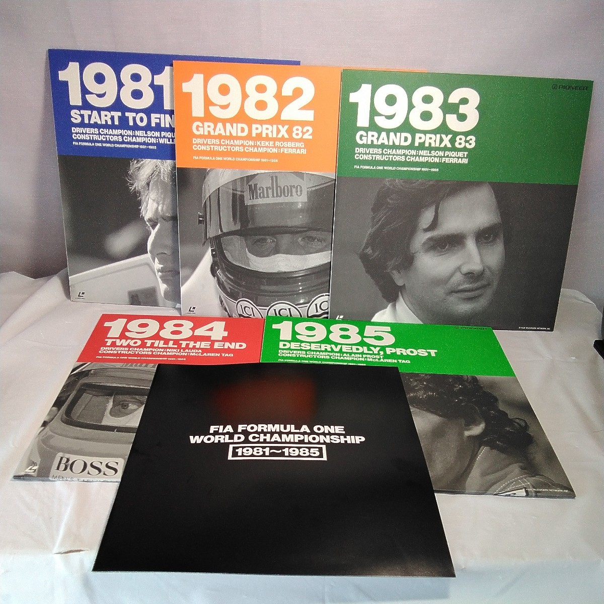 PIONEER F1 Grand Prix Formula 1 World Championship 1981~1985 лазерный диск 