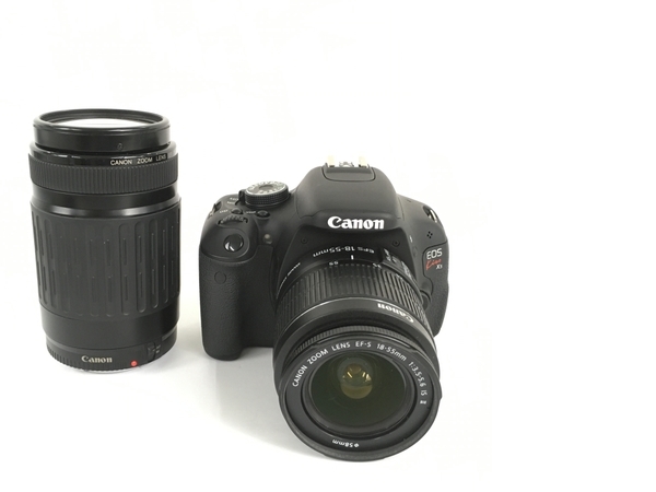 Canon EOS Kiss X5 ダブルズームキット 一眼 レフカメラ ジャンク Y8082687