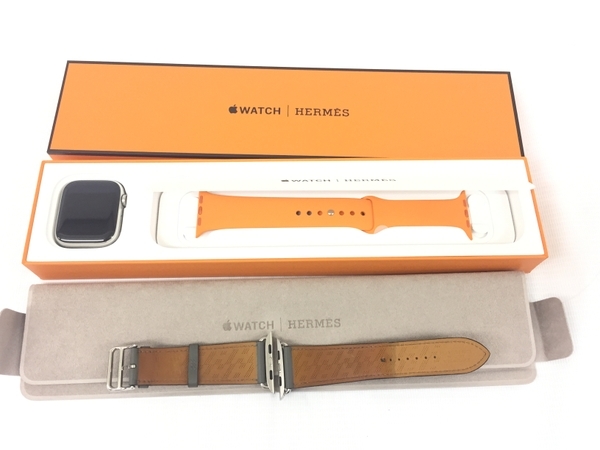 Apple Watch HERMES Series 8 GPS + Cellular 45mm MNNT3J/A アップルウォッチ エルメス 中古G8065410
