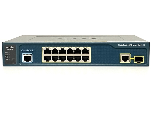 CISCO シスコ Catalyst 3560 series WS-C3560-12PC-S V03 スイッチングハブ ジャンク B8089732_画像2