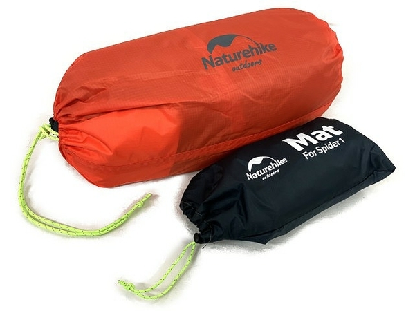 Naturehike Spider1 ネイチャーハイク 一人用 軽量テント マット付 アウトドア製品 キャンプ用品 中古 美品 T8075458