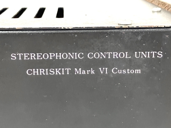 Chriskit mark VI クリスキット 最高級管球式プリアンプ 音響機材 中古 T8083000_画像10