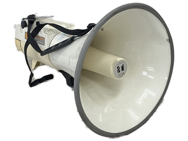 TOA WIRELESS MEGAPHONE ER-81W ワイヤレスメガホン ホイッスル音付 ジャンク W8187640_画像1