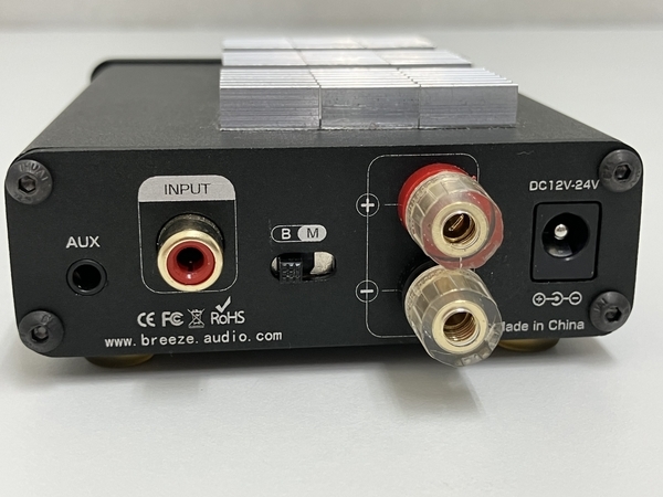 BRZHIFI Mono/Bass Power Amplifier サブ ウーファー DC12V-24V 音響 機材 中古 Z8185775_画像6