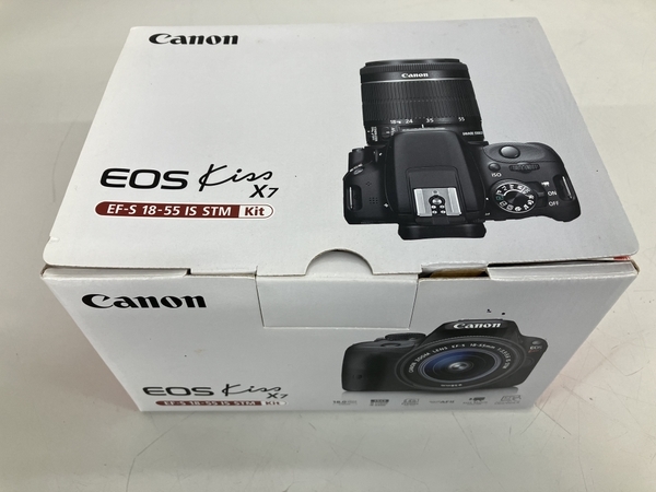Canon キャノン EOS Kiss X7 EFS 18-55mm 1:3.5-5.6 EFS 55-250mm 1:4-5.6 ダブルレンズキット カメラ レンズ ジャンクK8147864_画像6