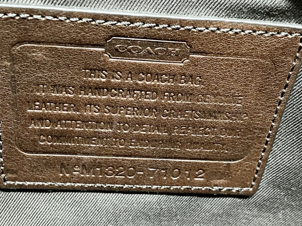 COACH 1320-71012 レザー ブリーフケース 中古 W8149943_画像9