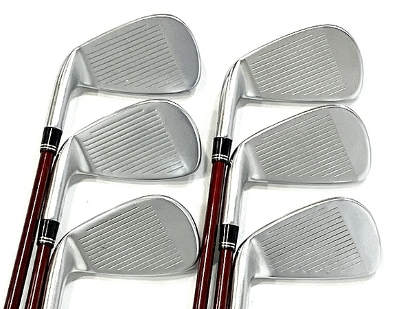 TaylorMade R9 MAX アイアン 6本セット シャフト Taylormade MOTORE55 BY Fujikura フレックスR 中古 T8085998_画像2