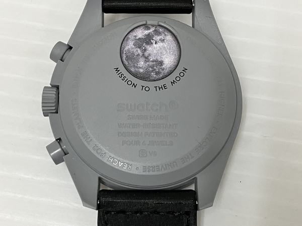 swatch SO33M100 Mission to the Moon 腕時計 OMEGA コラボ 中古 美品 O8185940_画像6