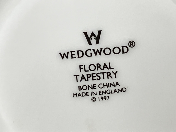 WEDGWOOD フローラルタペストリー ウェッジウッド カップソーサーセット 中古 K8186448_画像2