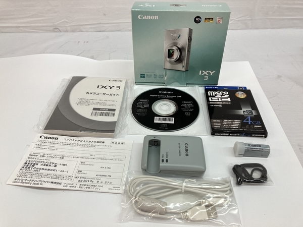 Canon IXY3 PC1736 デジカメ HD コンデジ キャノン 中古 美品 C8200661_画像2