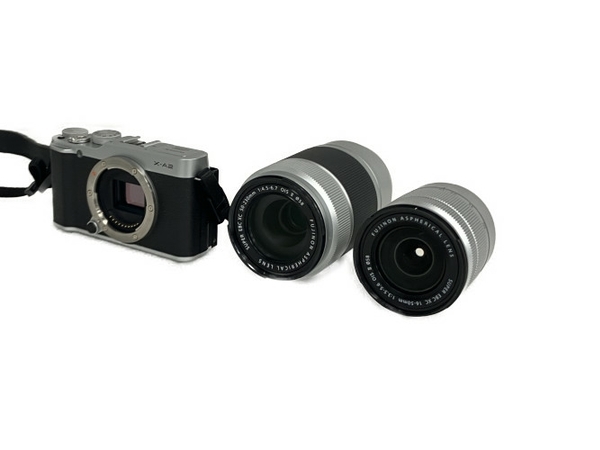FUJIFILM X-A2 ダブルズームキット 16-50mm F3.5-5.6 XC50-230mm F4.5-6.7 カメラ レンズ ジャンク S8187150_画像1