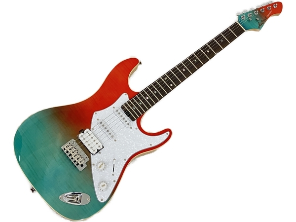 AriaPro II Evergreen 714-AE200LTD 限定モデル エレキギター ケース付き 中古 美品 N8211931_画像3