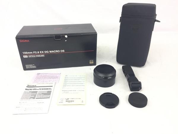 SIGMA 105mm F2.8 EX DG MACRO OS For Nikon 単焦点レンズ カメラ周辺機器 中古 良好 G8188151_画像2