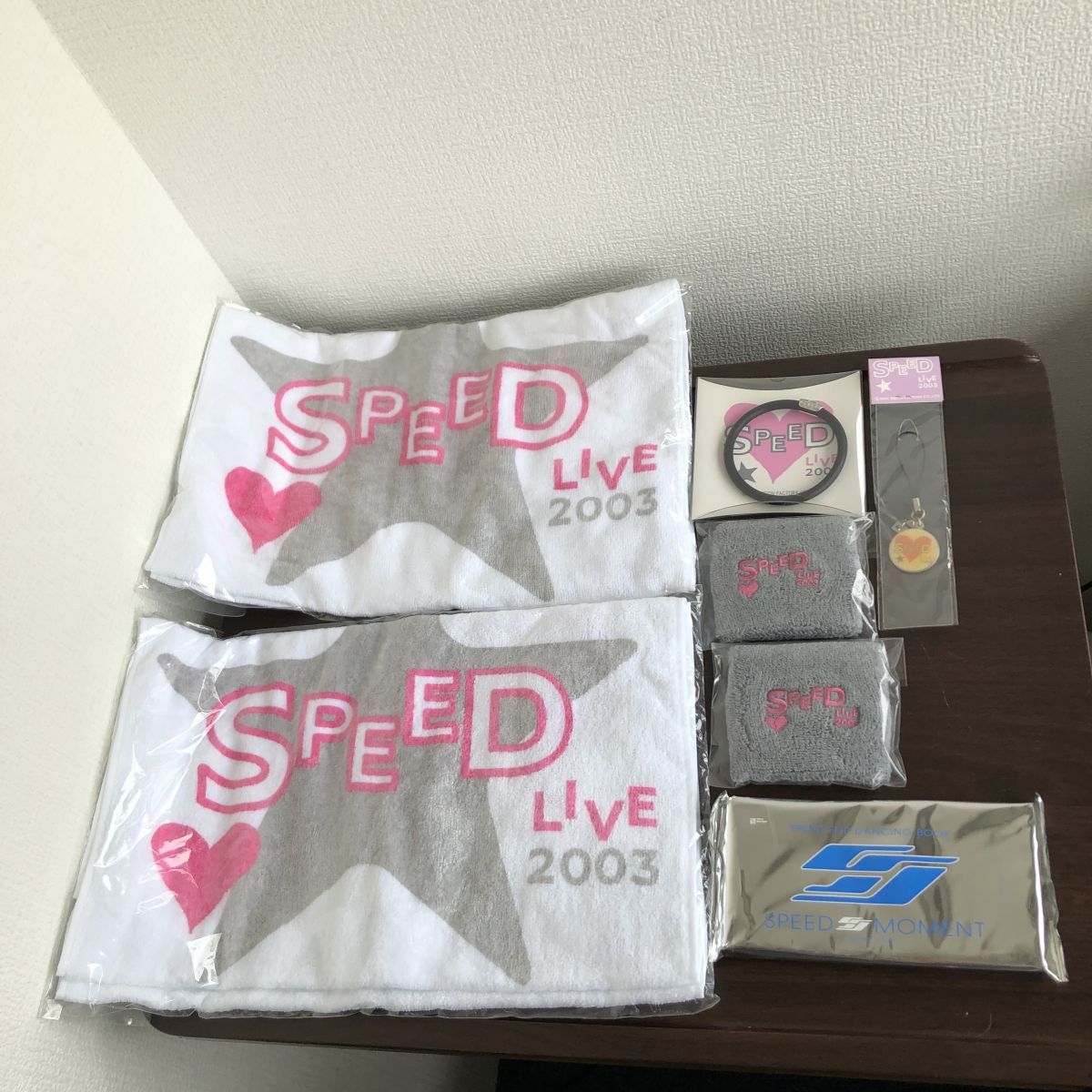 SPEED　Save the Children SPEED LIVE 2003　グッズ タオル マフラータオル リストバンド/36-2-28_画像1