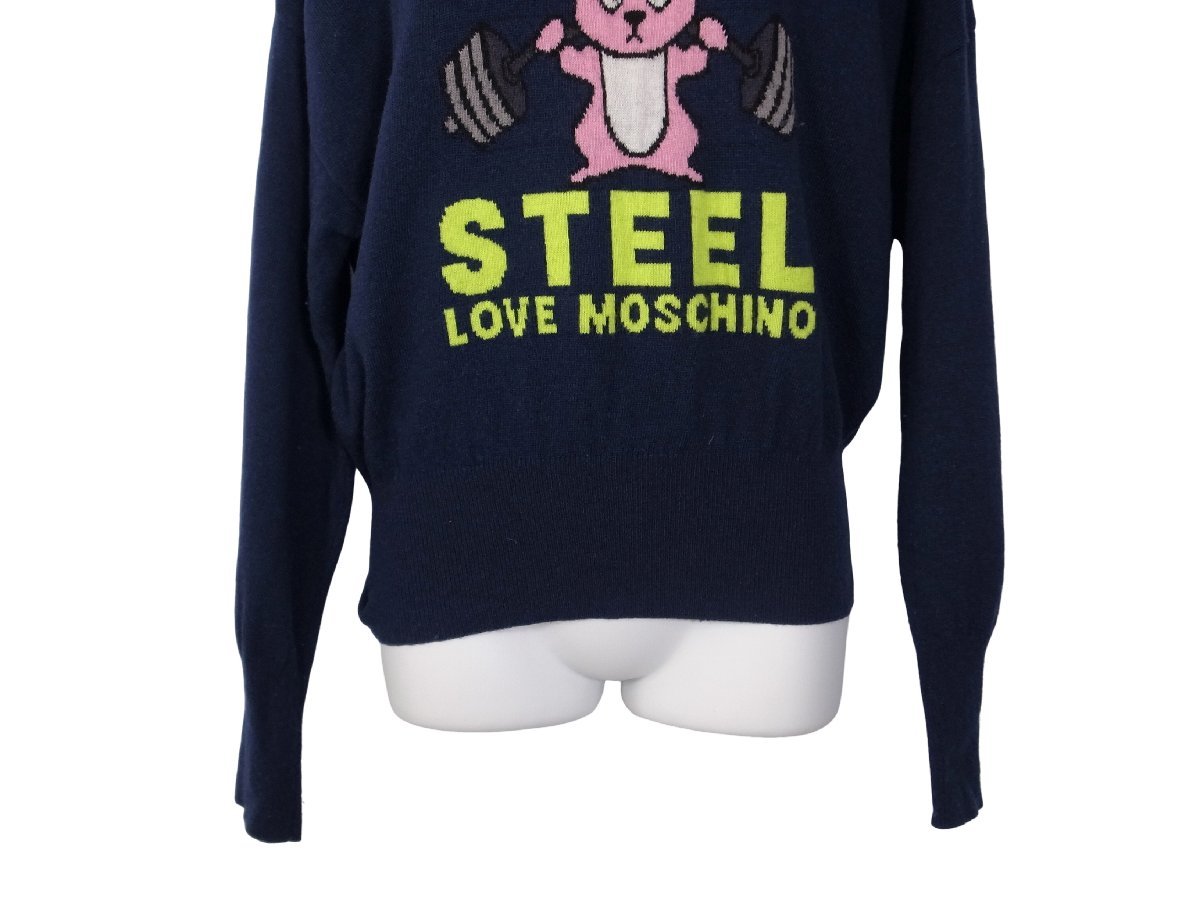 限定価格セール!】 LOVE MOSCHINO ラブ モスキーノ カシミヤ混 ニット