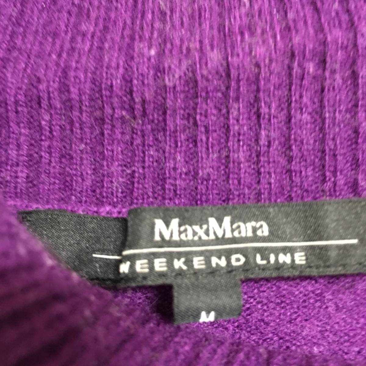 【百貨店にて購入】Weekend MaxMara マックスマーラ / ウールカシミヤセーター_画像2
