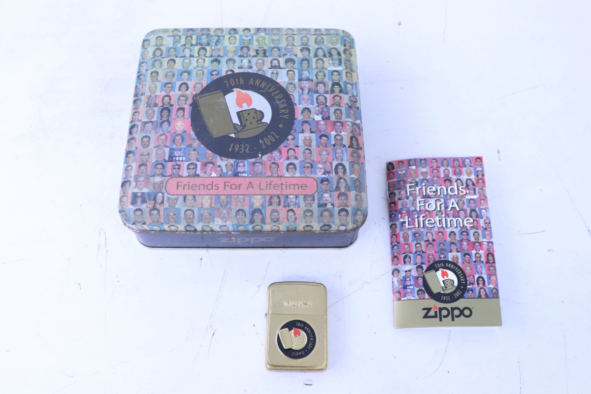 ZIPPO ジッポ 70周年記念 Friends For A Lifetime ライター 喫煙グッズ