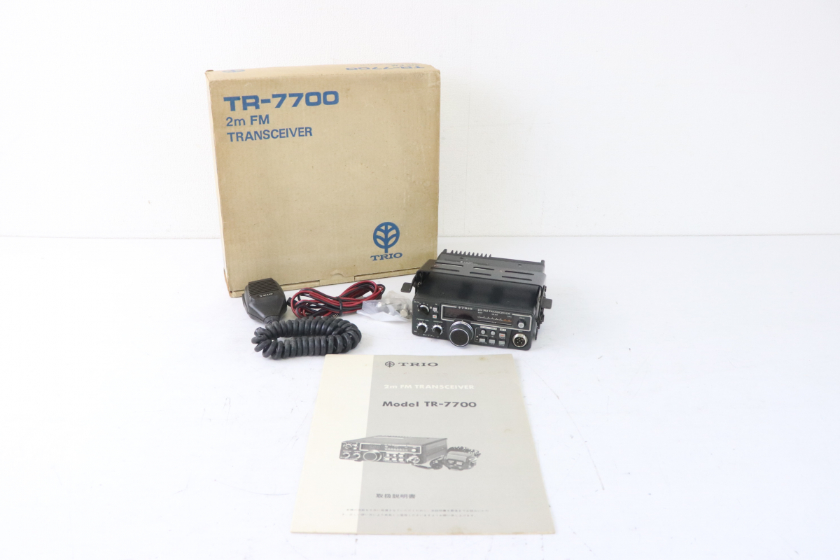 TRIO トリオ TR-7700 2ｍ FMトランシーバー 無線機 アマチュア無線 無線 レトロ コレクション コレクター 005FEJY77_画像1