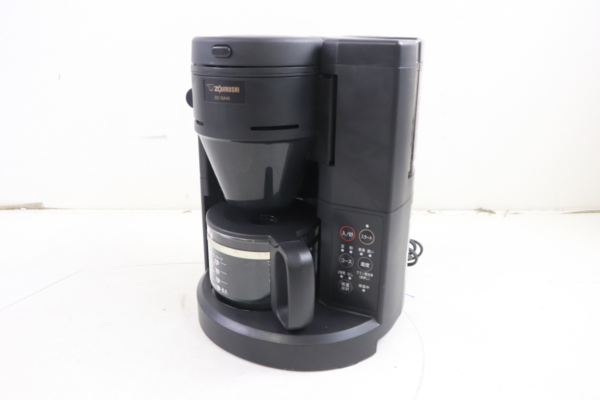 ZOJIRUSHI 象印 コーヒーメーカー ミルつき 全自動コーヒーメーカー EC-SA40 コーヒー ドリップ式 ブラック 003FCKY09_画像2