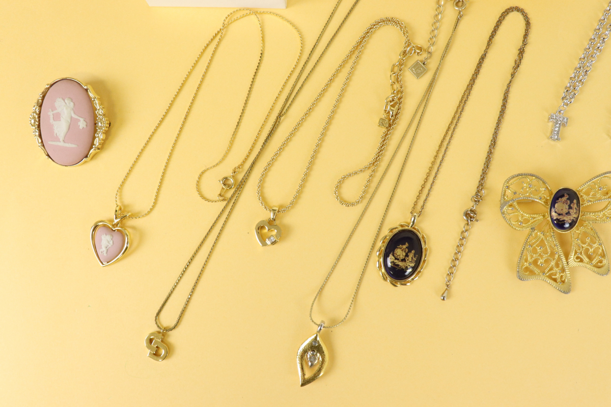 ★【ブランドアクセまとめ】 Dior /YSL /NINA RICCI /Swarovski /FENDI /Tiffany /Monet ネックレス チャーム ブローチ 0101FCJN20_画像9