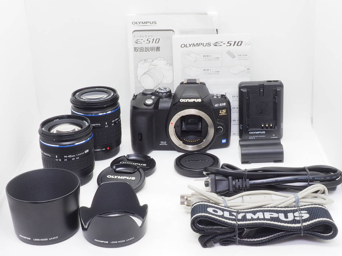 ヤフオク! - □ほぼ新品□ オリンパス OLYMPUS E-510 ダブ...