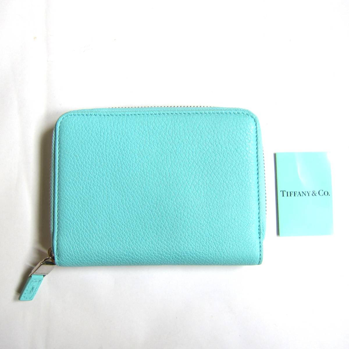 超美品 匿名配送無料】ティファニー TIFFANY&Co. 2つ折り財布 ラウンド