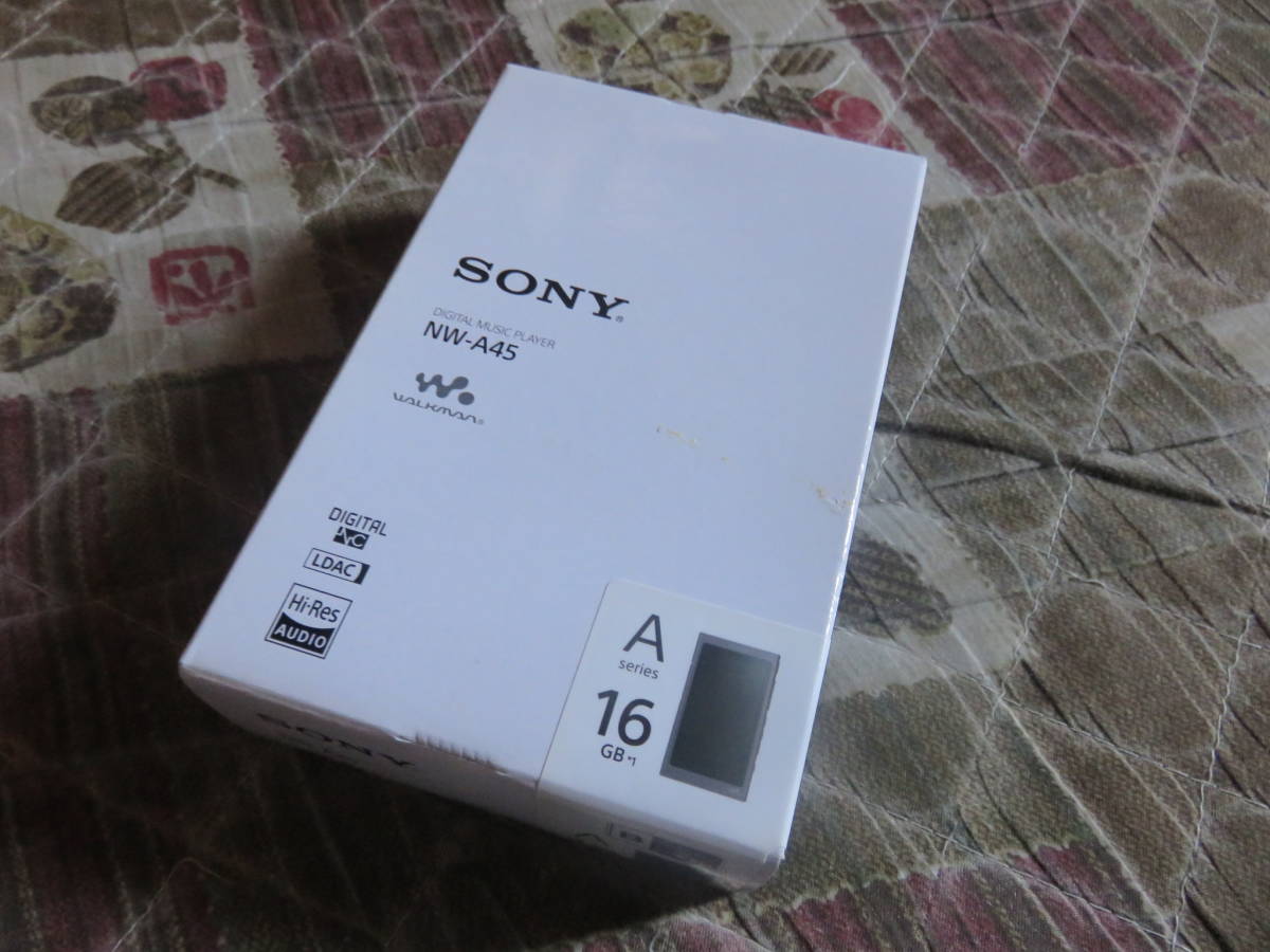 新品未使用未開封 ソニー SONY ウォークマン NW-A45 16GB ブラック