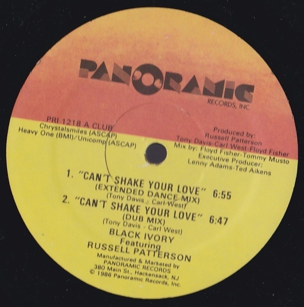 ダンクラ12inch★BLACK IVORY featuring RUSSELL PATERSON / Can’t shake your love★Panoramic★_画像1