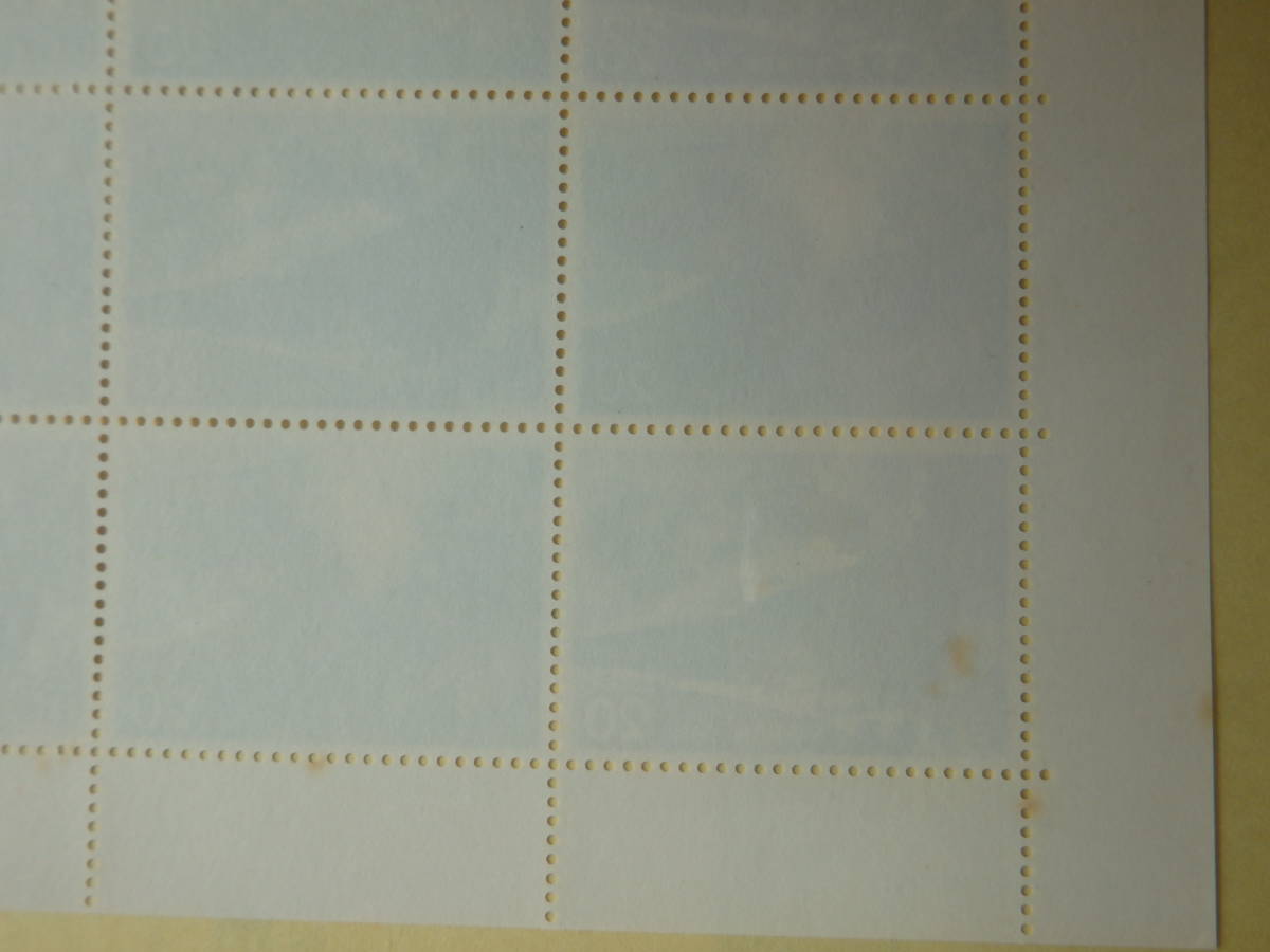 【8-1記念切手】 SLシリーズ第4集 C58 D52 １シート(20円×20枚)　1975年 昭和50年_画像4