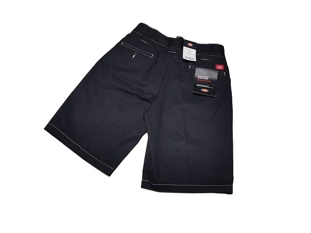 【新品】DICKIES ハーフパンツ【30/L】ウエスト86 黒/ブラック◆ディッキーズ タンパン 短パン ショートパンツ 半ズボン 男性用 メンズ_画像3