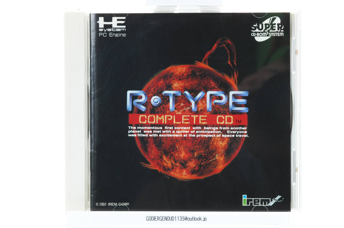 [No further price cuts][Delivery Free]1991 PC Engine R・TYPE COMPLETO CD アール・タイプ　R・タイプ　コンプリートCD[tag4444]