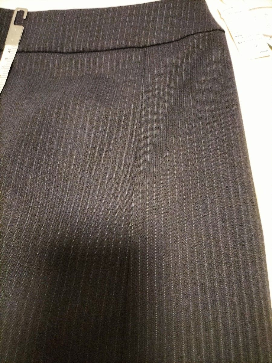 【新品タグ付き】大きいサイズ　ANCHOR WOMAN 濃紺ストライプ　タイトスカート タグ付き