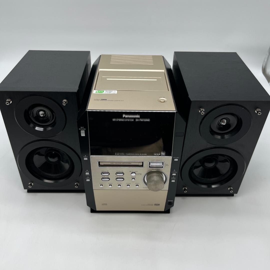 5CDチェンジャー MD・CD・カセット パナソニック SC-PM700MD-