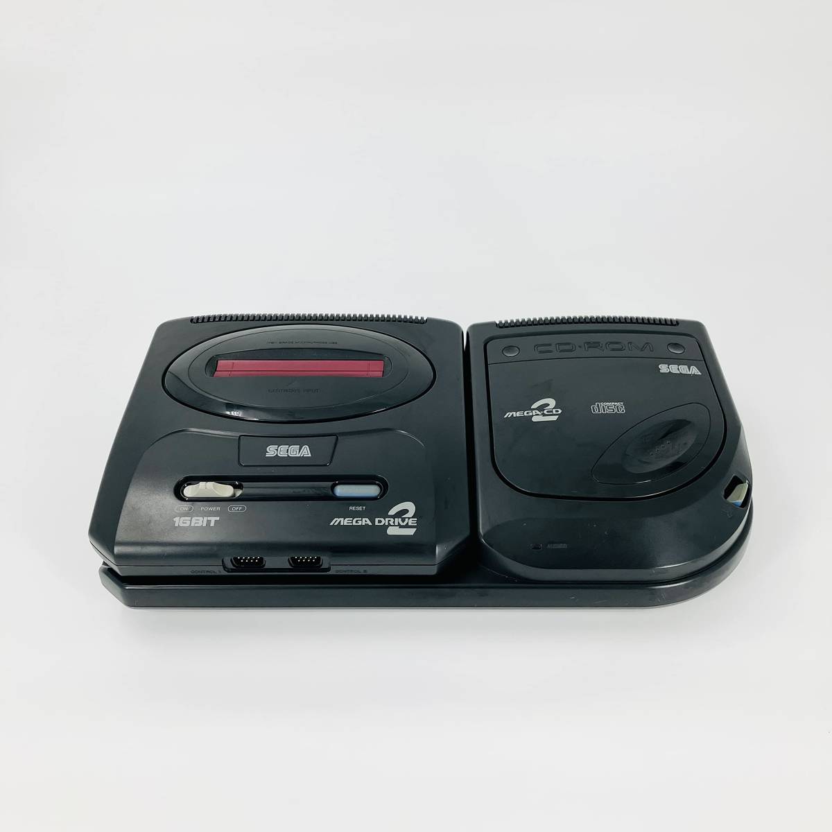 最安値挑戦！ SEGA メガドライブ2/メガCD2本体/付属品 本体