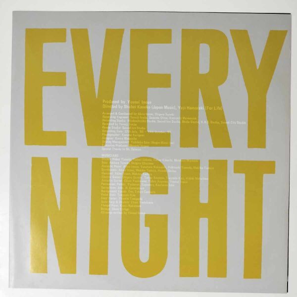 35939★美盤 井上陽水/EVERY NIGH ※帯付き_画像3