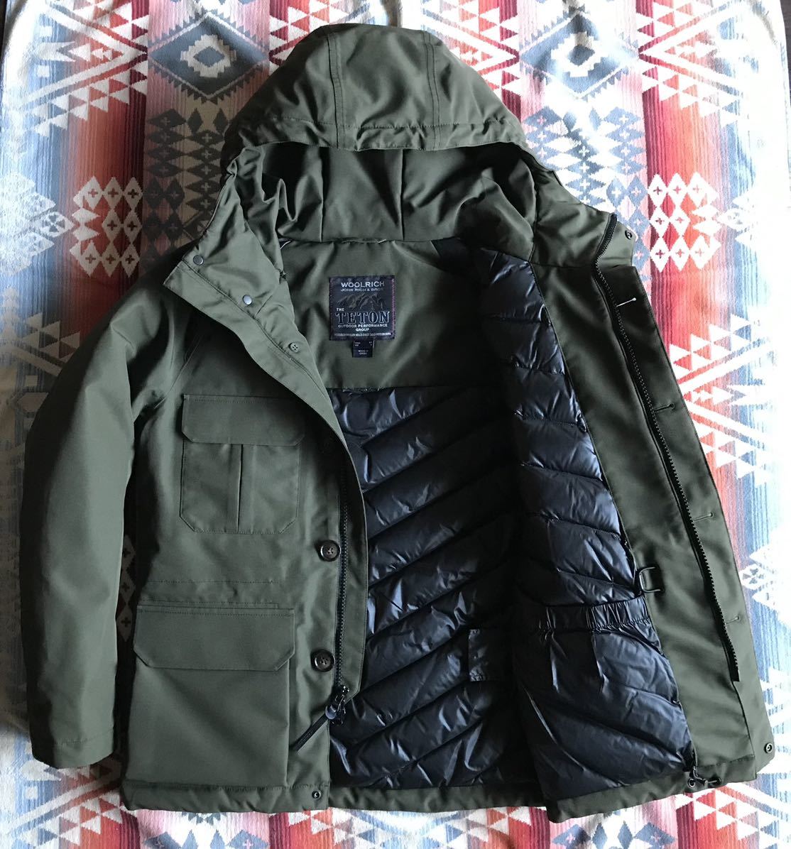 [ beautiful goods ] Woolrich TETON Gore-Tex down GTX down jacket Arctic Parker mountain mountain parka blouson 